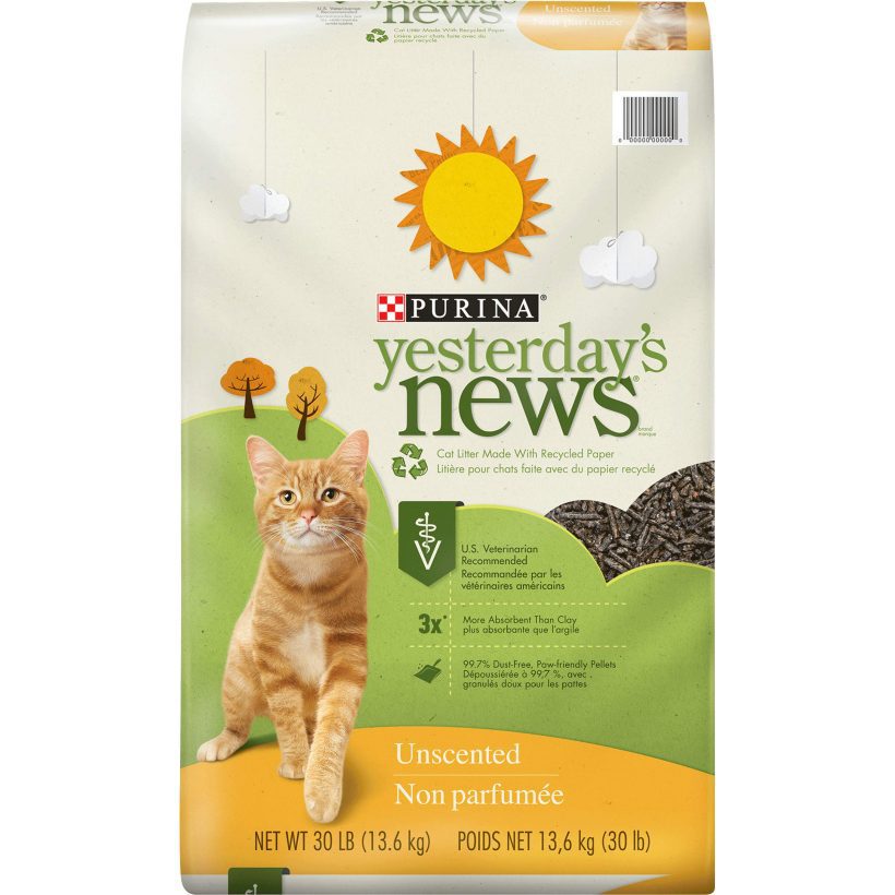 Paper Cat Litter Low Tracking Cat Litter in Recyclable Box