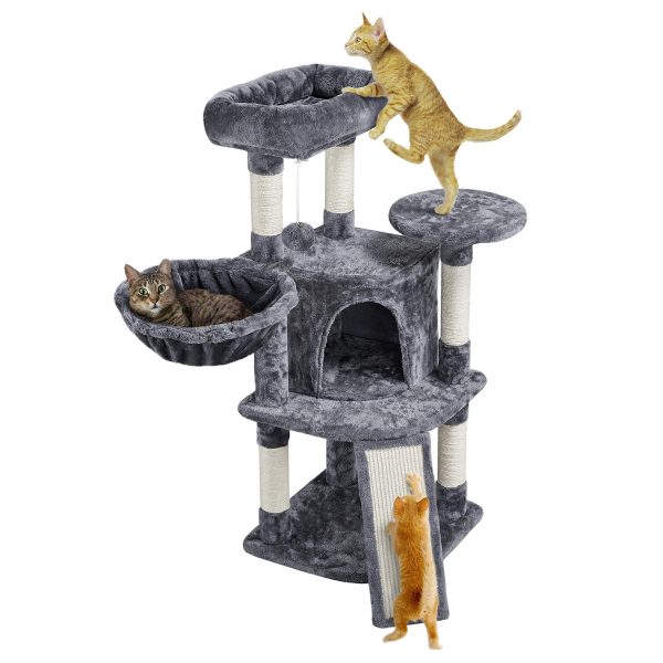 Cat Tower with Scratching Posts & Scratching Board