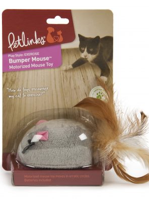 Bumper Mouse Cat Toy Motorized Chase