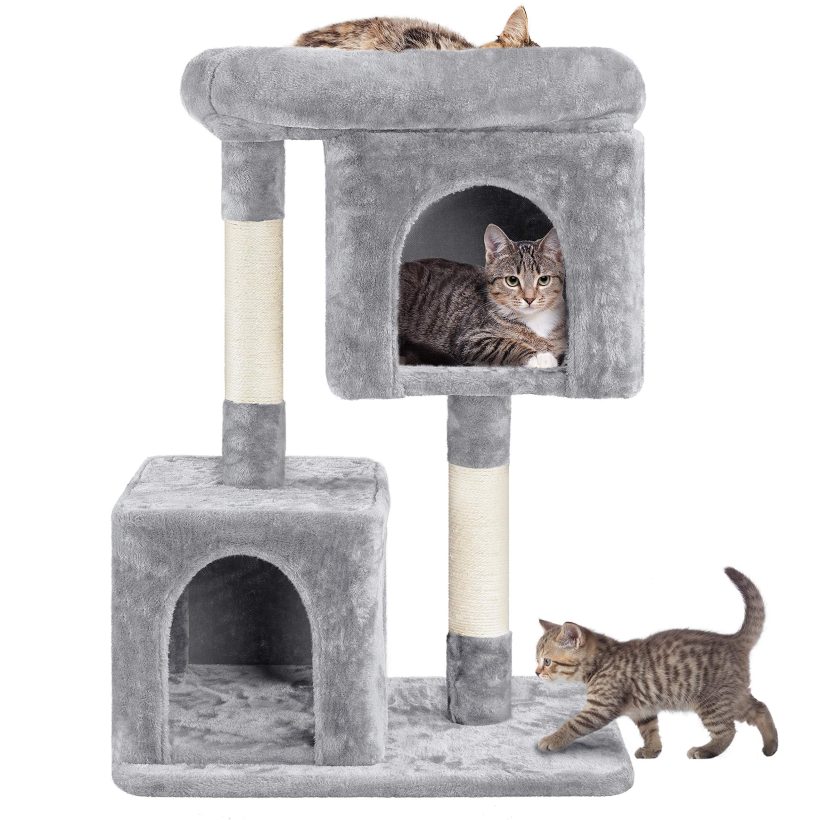 Cat Tree House Tower w/Scratching Posts