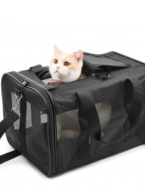 Soft Sided Portable Bag for Cats Durable, Airline Approved