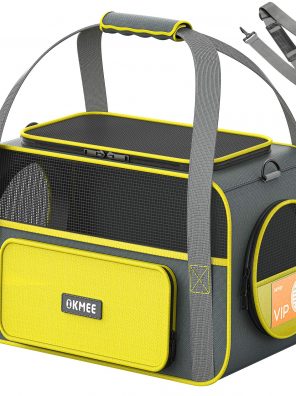 OKMEE Soft Pet Carrier for Small Medium Cats Dogs Puppies