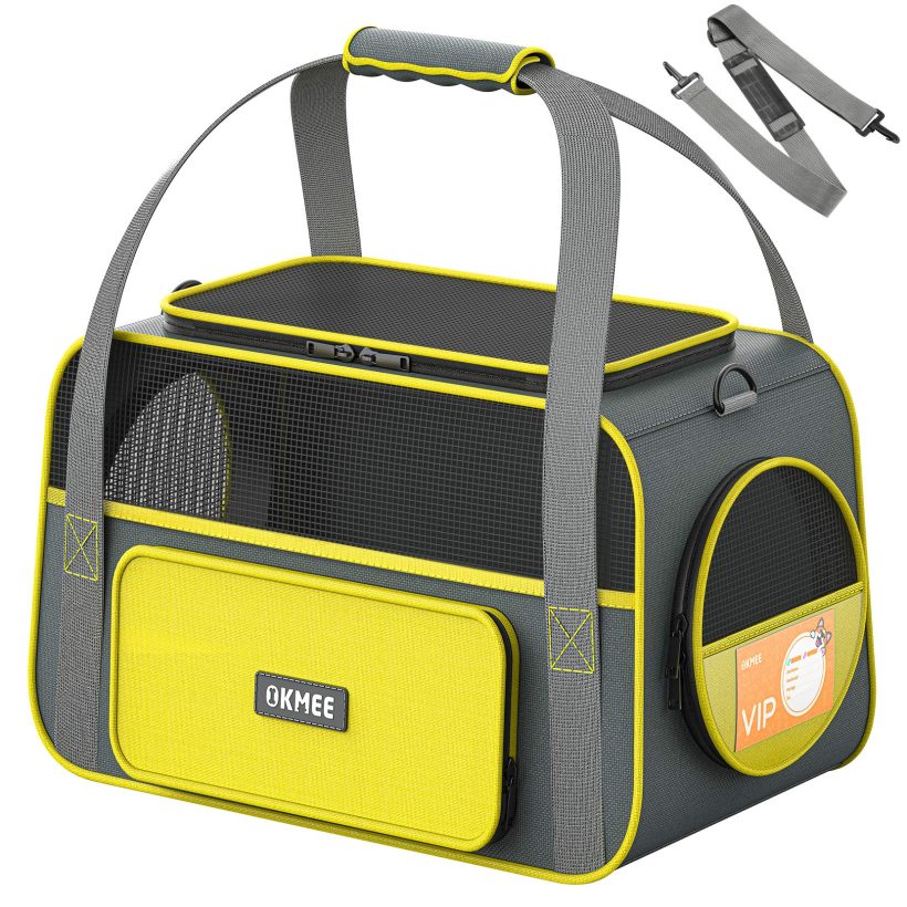 OKMEE Soft Pet Carrier for Small Medium Cats Dogs Puppies