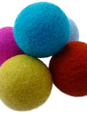 Cats and Kittens Wool Felt Ball Toy