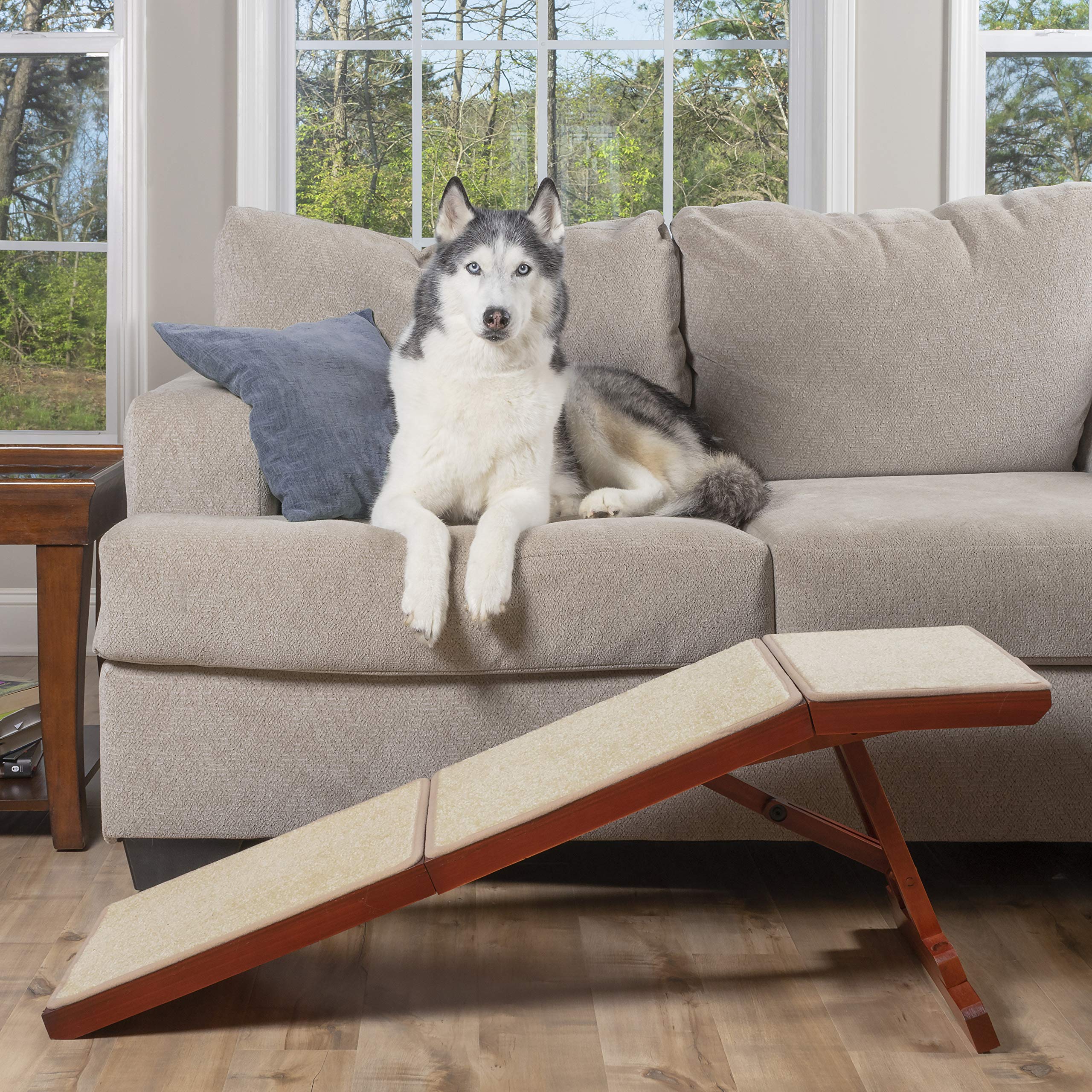 Durable Wooden Pet Ramp Holds up to 100 lb