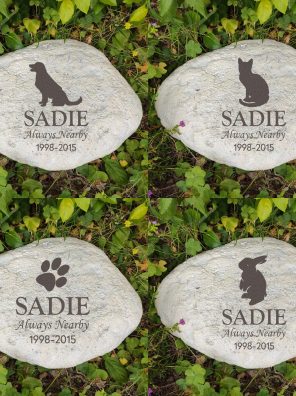 Personalized Pet Memorial Stone by Waterproof Resin