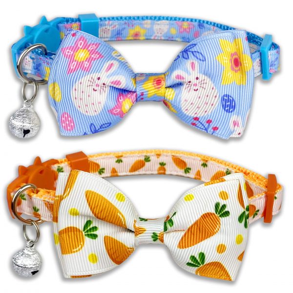 Cat Collar with Bow Tie Easter