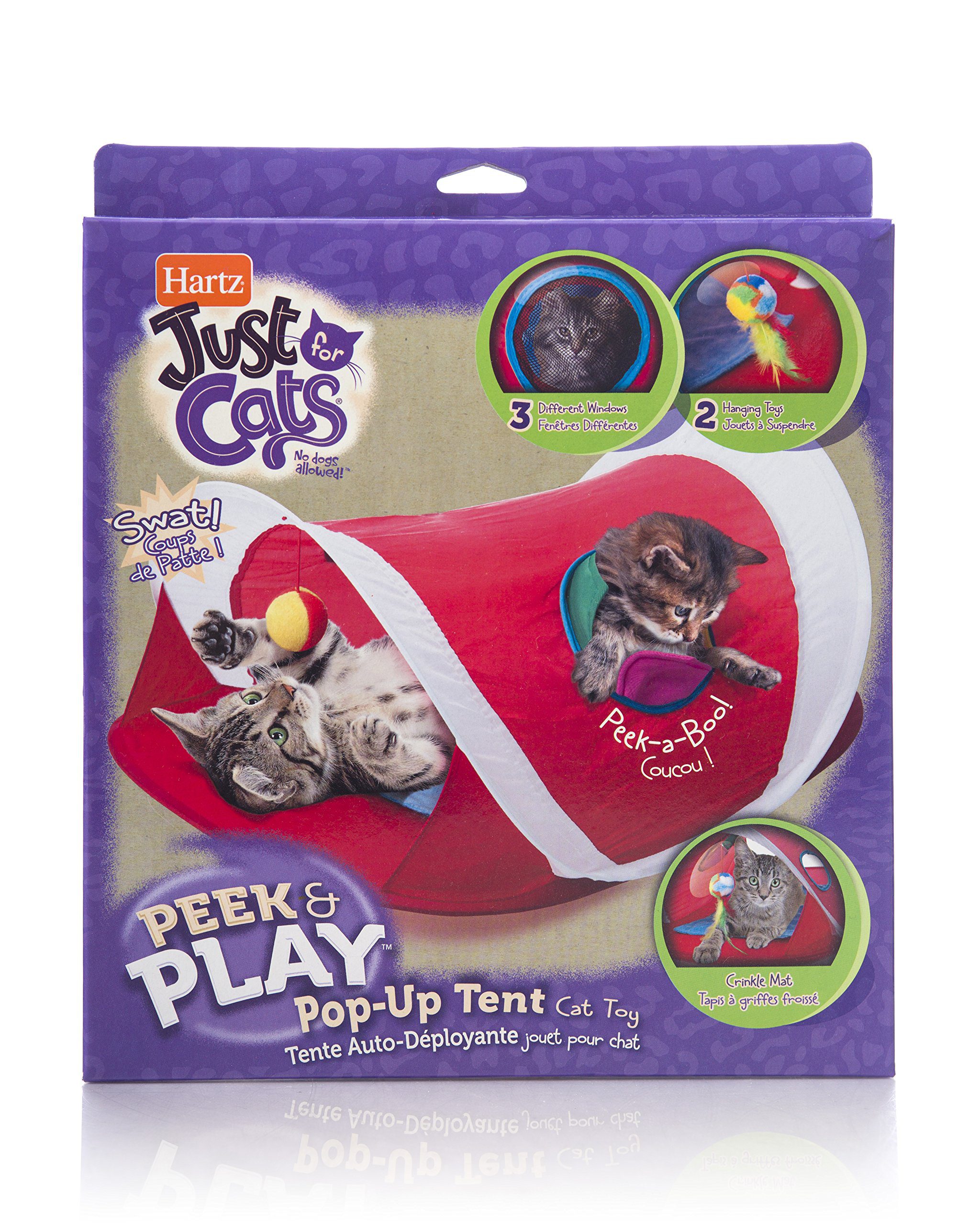 Cats Peek & Play Pop-Up Cat Tent Toy