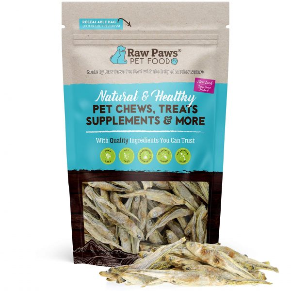 Raw Paws Pet Freeze Dried Minnows for Dogs, Cats